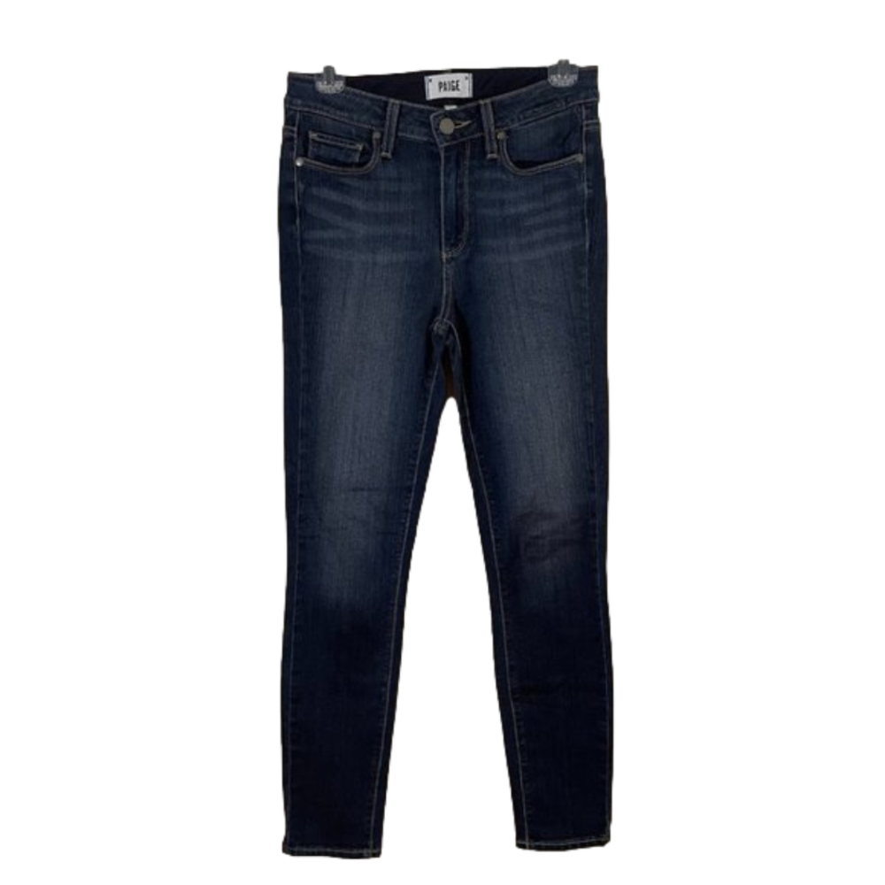 Paige Hoxton High Rise Ankle Skinny Jeans 26